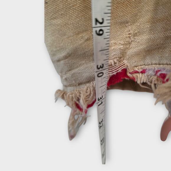 Vintage Carhartt Overalls Mens Sz 36 X 32 Tan Duck Bib Thrashed Grunge Union USA - Picture 10 of 13